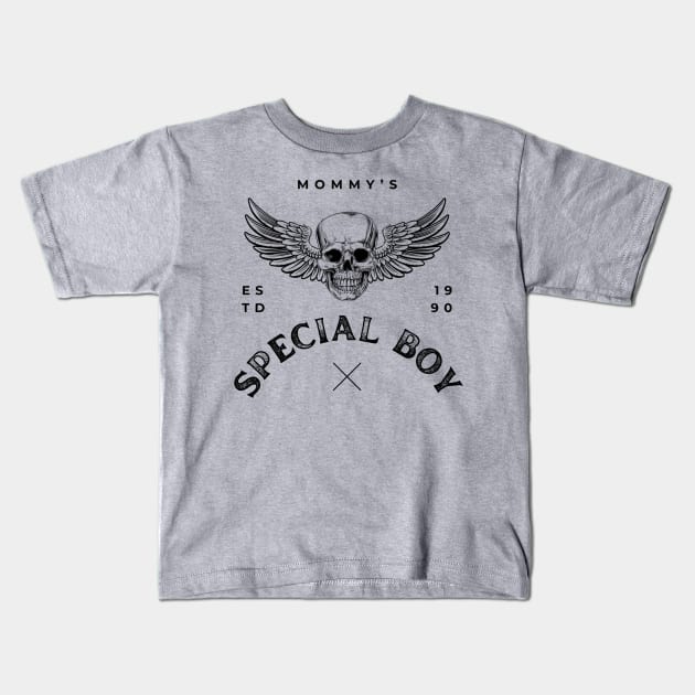 Mommy's Special Boy Kids T-Shirt by TexasToons